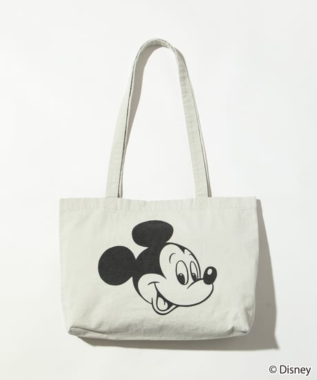 Disney / WIDE TOTE BAG(ミッキー)【WCJ-TD-006GRY01】