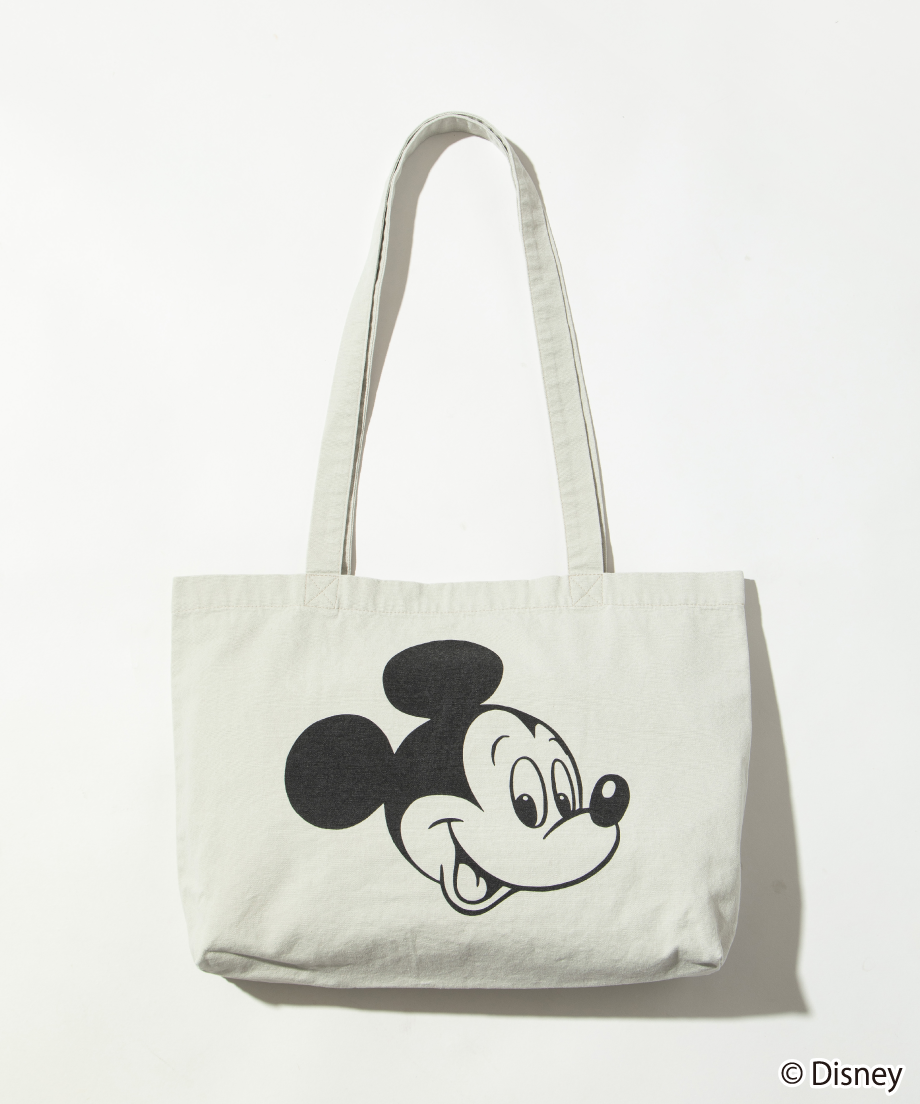 Disney / WIDE TOTE BAG(ミッキー)【WCJ-TD-006GRY01】 |