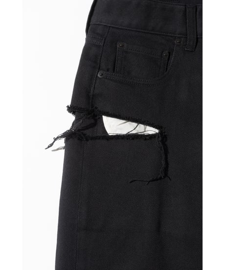 レイヤードパンツ【WCJ-GM-026BLK】