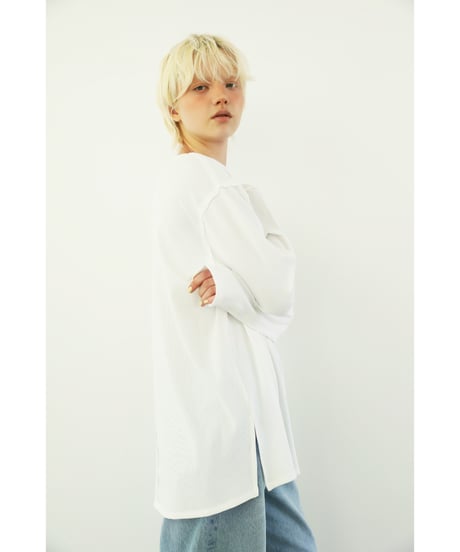 【速乾】【防シワ】オーバーサイズアウトシームカットソー【WCJ-PP-122WHT】