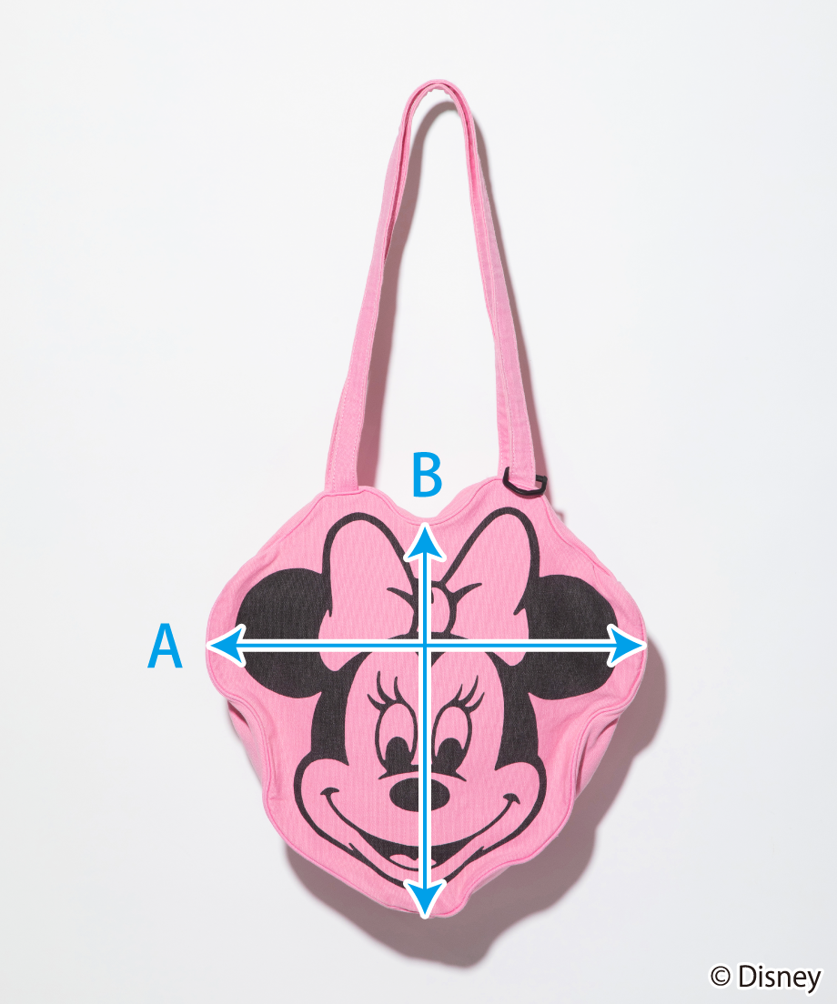 新品★吉田ユニ Face to face トートバック&ポーチ ピンク2点セット Disney / FACE DESIGN TOTE BAG(ミニー)【WCJ-GC-055PN