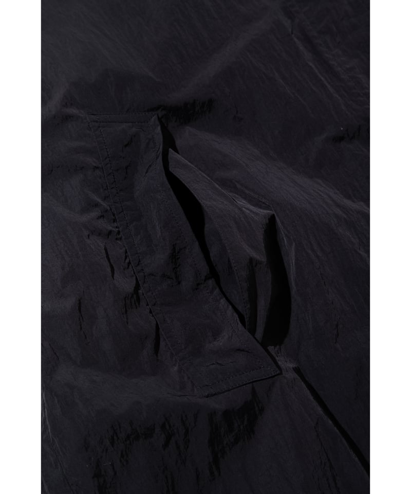 撥水】ステンカラーコート【WCJ-JF-066BLK】 撥水】ステンカラーコート