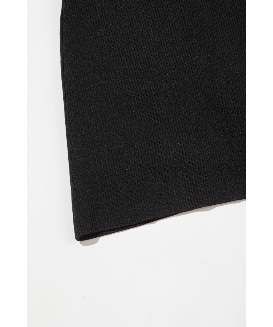 インナー付きリブニットスカート【WCJ-MK-025BLK】 | WCJ OFFICIAL W