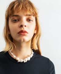 チャーム付きビーズネックレス【WCJ-GB-021WHT】 | WCJ OFFICIAL WE