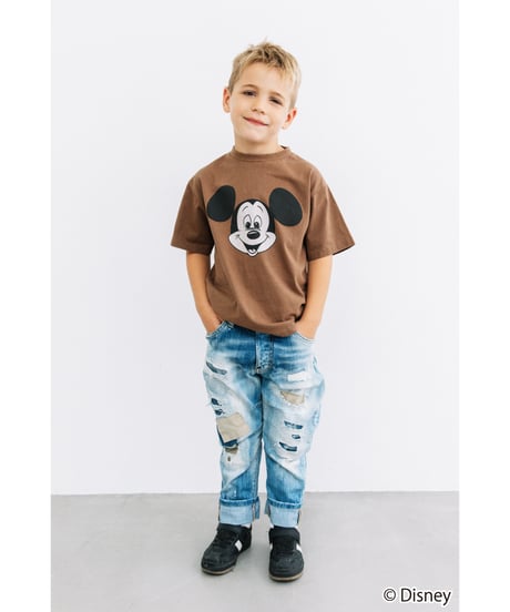 Disney / KIDS TEE（ミッキー）【WCJ-GC-051BRN01】