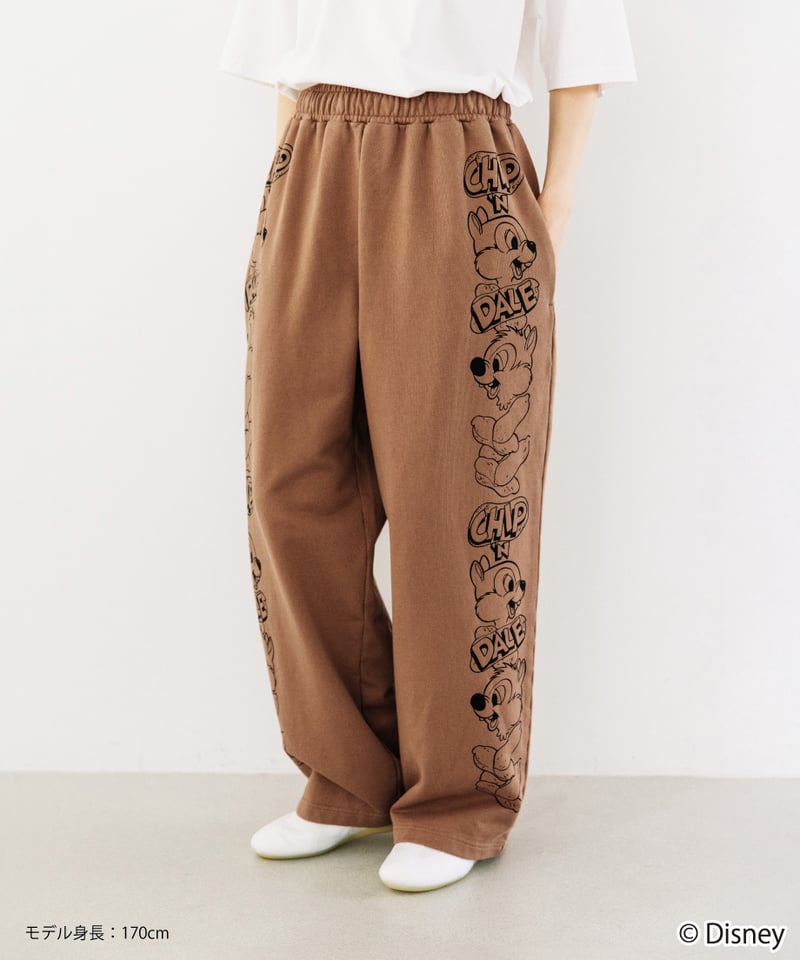 Disney / SWEAT PANTS(チップ＆デール)【WCJ-TD-053BRN08】※