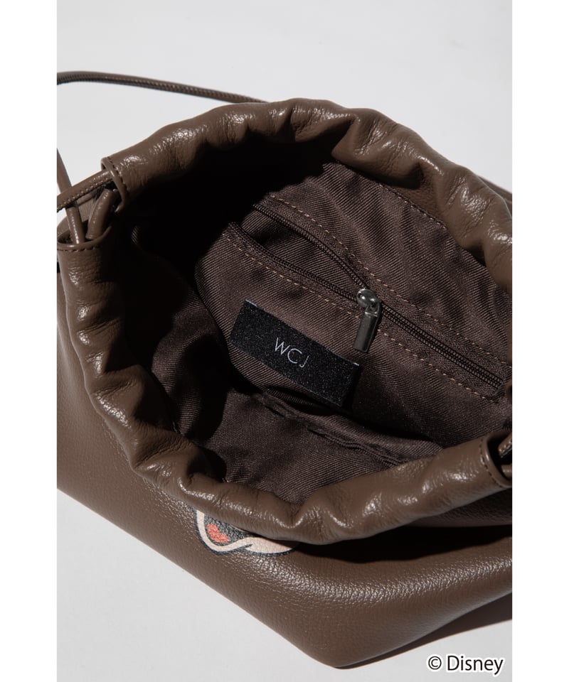 Disney / DRAWSTRING BAG(ミッキー)【WCJ-QU-115BRN01】 Disney / DRAWSTRING BAG(ミッキー)【WCJ-QU-115BRN01】