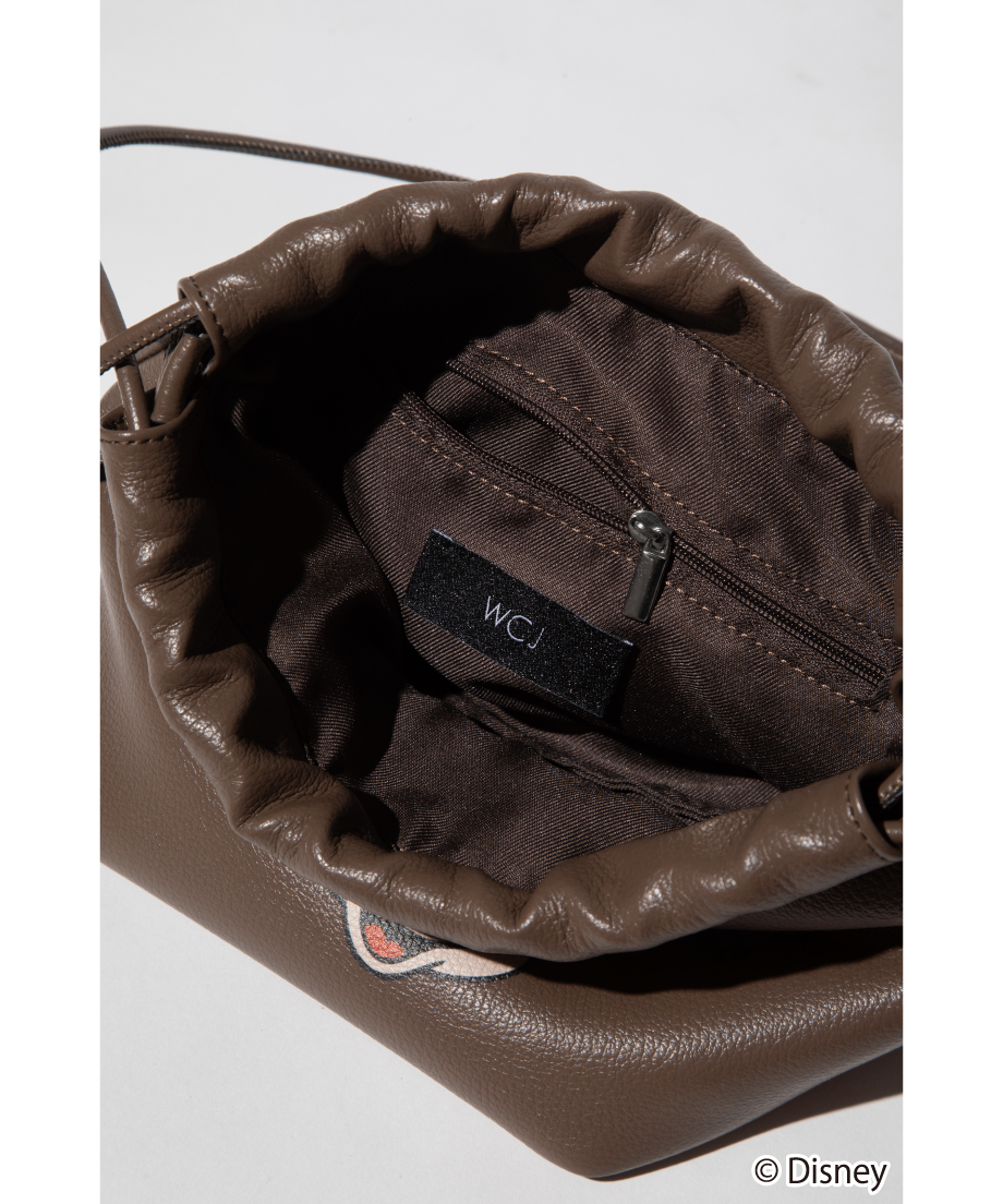 Disney / DRAWSTRING BAG(ミッキー)【WCJ-QU-115BRN01】 Disney / DRAWSTRING BAG(ミッキー)【WCJ-QU-115BRN01】