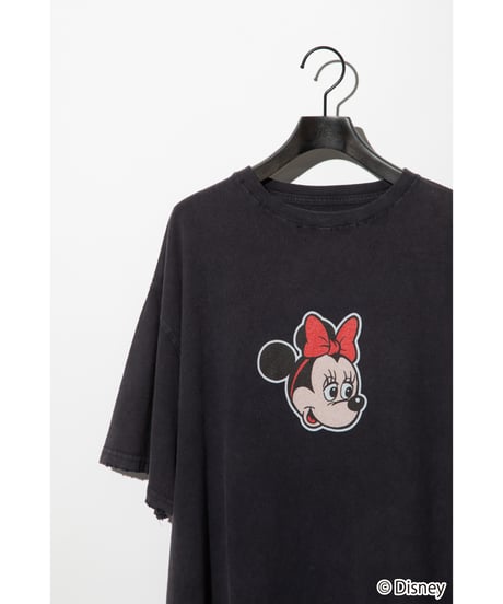 Disney / OVER DYE SS TEE（ミニー）【WCJ-GC-027BLK02】