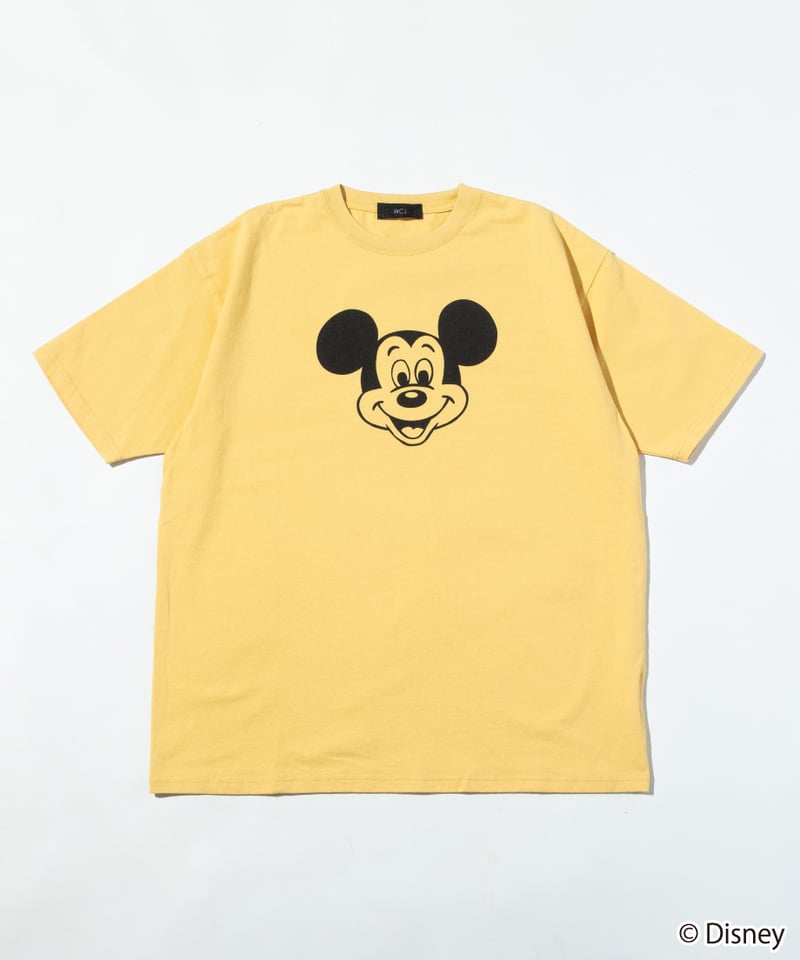 WCJ　ミッキー　Tシャツ Disney / SS TEE(ミッキー)【WCJ-TD-040YEL01】 | WCJ OF