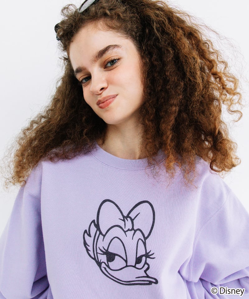 デイジー　ドナルド　wcj スウェット Disney / SWEAT TOP(デイジー)【WCJ-NA-049PUR04】 | WCJ