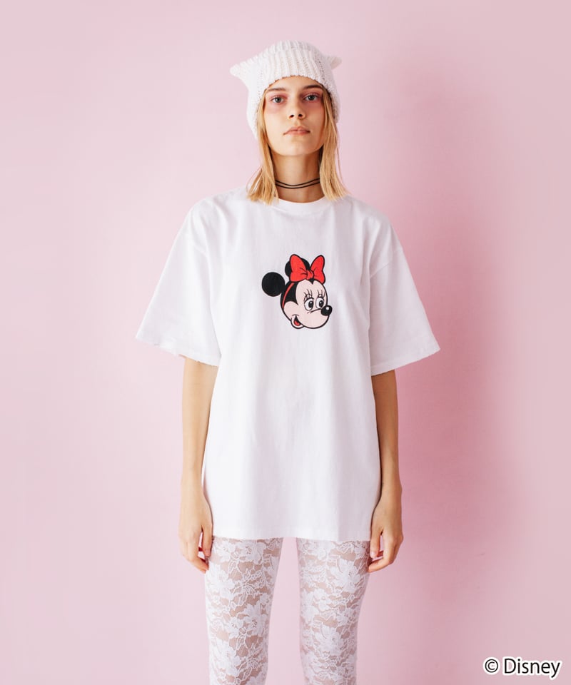 Disney / OVER DYE SS TEE(ミニー)【WCJ-GC-027WHT02】 Disney / OVER DYE SS TEE(ミニー)【WCJ-GC-027WHT02】