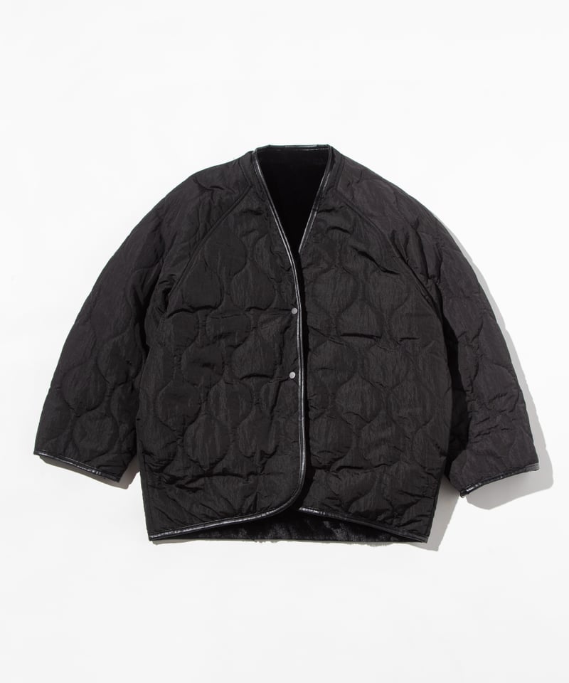 ひょうたんキルトリバーシブルコート【WCJ-JF-064BLK-BLK】 | WCJ OFFI