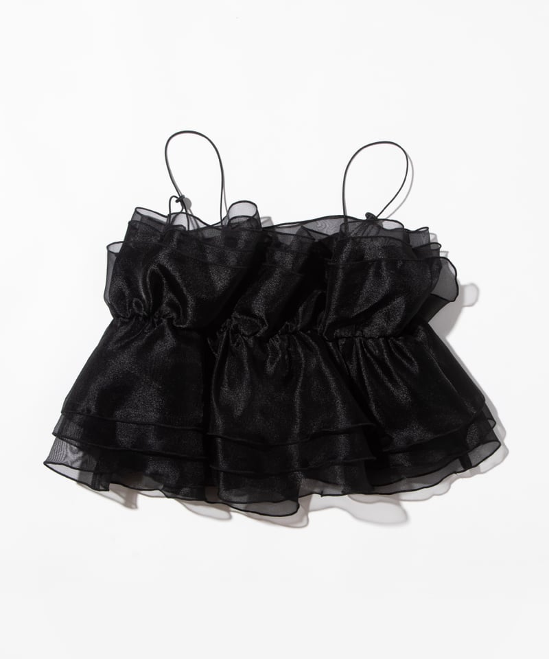 フリルキャミ【WCJ-PP-110BLK】 | WCJ OFFICIAL WEB STORE