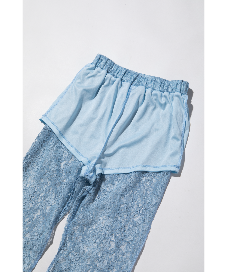 レースフレアパンツ【WCJ-PP-100BLK】 レースフレアパンツ【WCJ-PP-100BLK】 | WCJ OFFICIAL WEB STORE