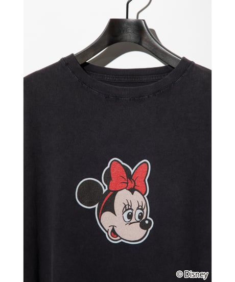 Disney / OVER DYE SS TEE（ミニー）【WCJ-GC-027BLK02】