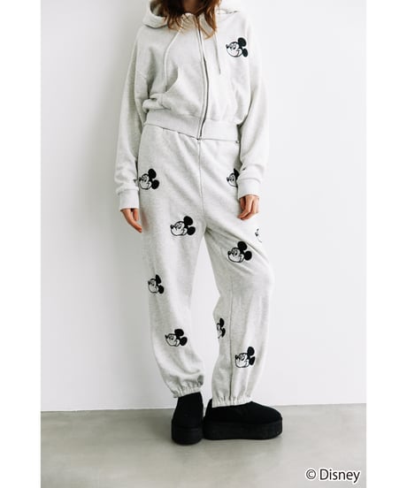 Disney / EMBROIDERY SWEAT PANTS(ミッキー)【WCJ-TD-045GRY01】