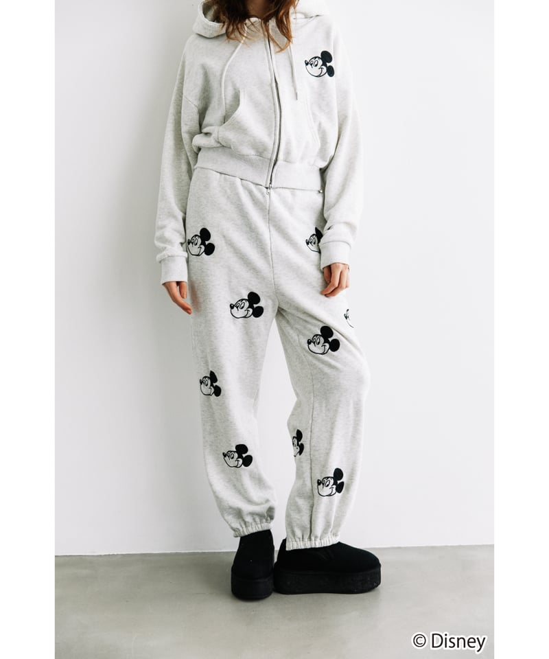 Disney / EMBROIDERY SWEAT PANTS(ミッキー)【WCJ-TD-04