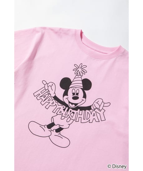 Disney / HAPPY BIRTHDAY TEE(ミッキー)【WCJ-TD-005PNK01】