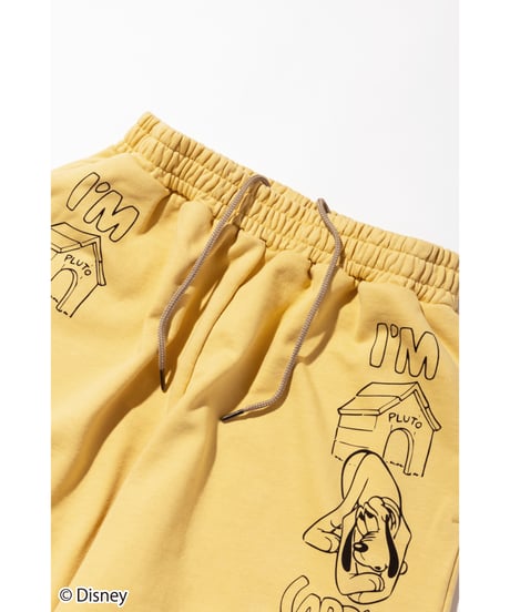 Disney / SWEAT PANTS(プルート)【WCJ-TD-053YEL07】※6月5日以降順次発送予定