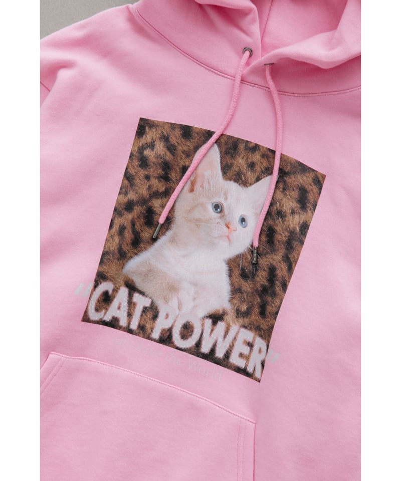 CAT POWER SWEAT HOODIE【WCJ-NA-011LPK】 | WCJ OFF