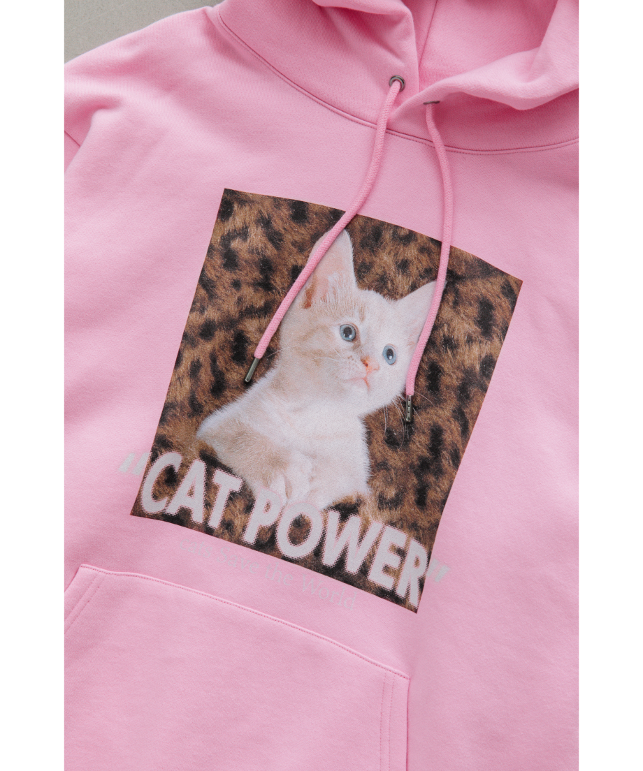 WCJ CAT POWER SWEAT HOODIE ねこパーカー 超特価激安 - トップス