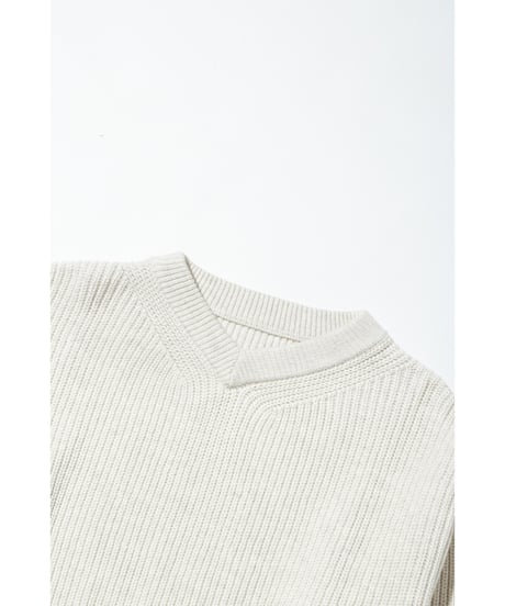 浅VネックニットTOPS【WCJ-MK-032LGY】