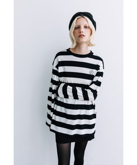 ボーダーロンTEE【WCJ-TA-014BLK】