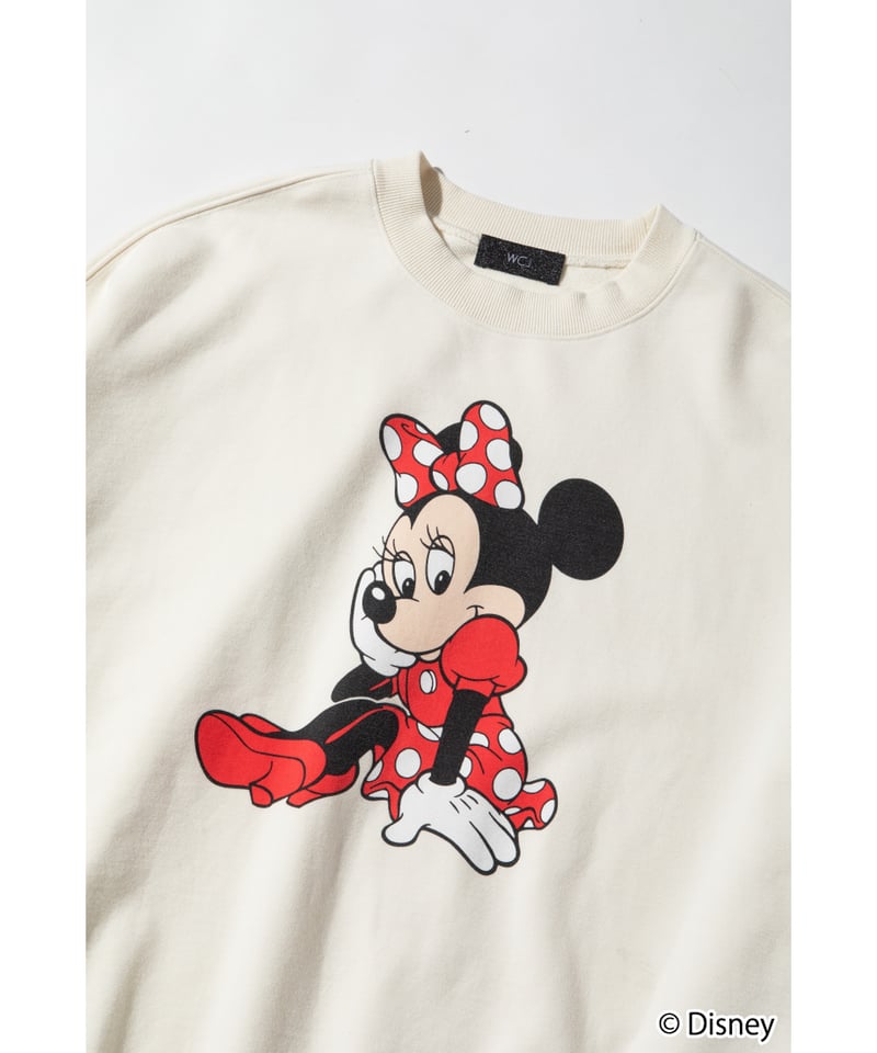 バジオウDisney / SWEAT TOP(ミニー) Disney / BIG SWEAT TOP(ミニー)【WCJ-NA-041RED02】 |