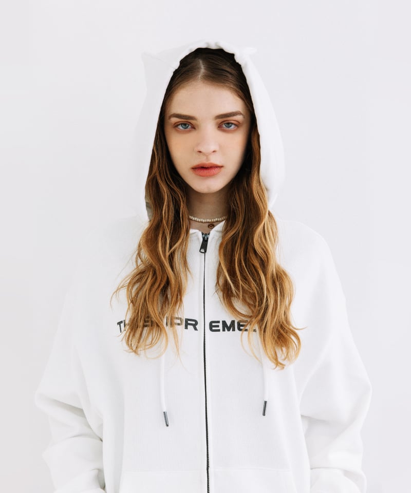 ZIP UP HOODIE【WCJ-LK-025WHT】 | WCJ OFFICIAL WEB