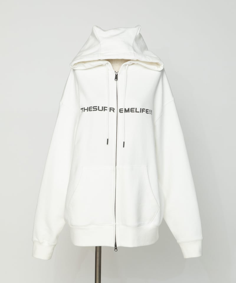 ZIP UP HOODIE【WCJ-LK-025WHT】 | WCJ OFFICIAL WEB
