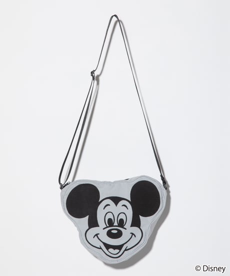 Disney / FACE DESIGN SHOULDER BAG（S）(ミッキー)【WCJ-GC-057GRY01】