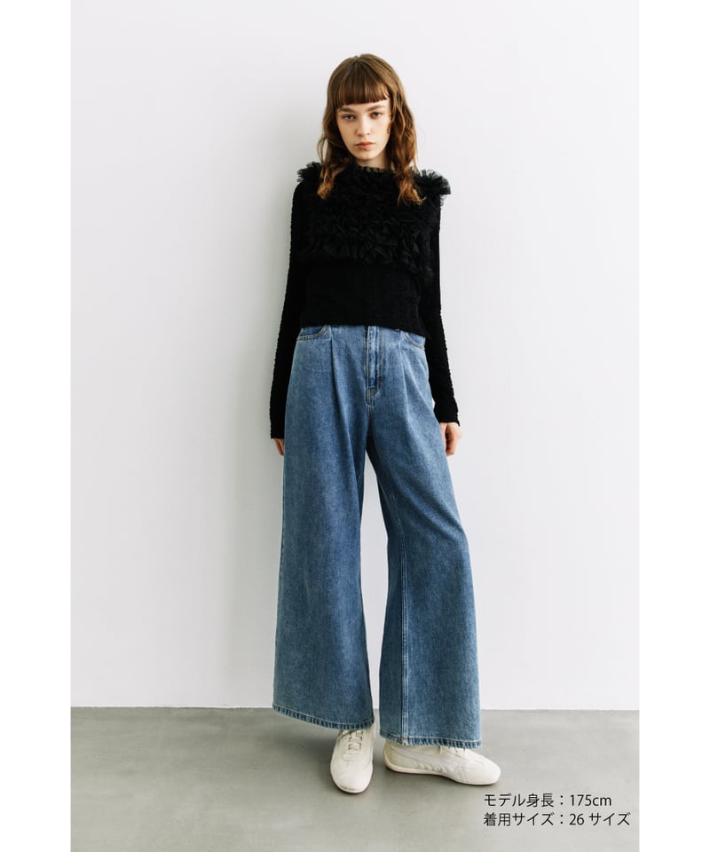 68●WTAPS ROKUDENADHI デニムパンツ TS1003-7 中古・古着通販】WTAPS (ダブルタップス) デニムパンツ サイズ:M