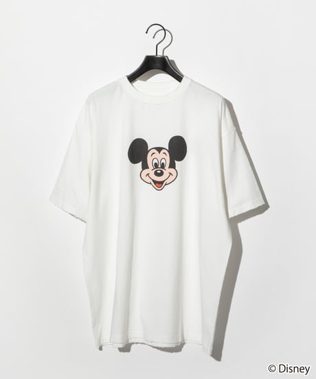 Disney / OVER DYE SS TEE（ミッキー）【WCJ-GC-027WHT01】