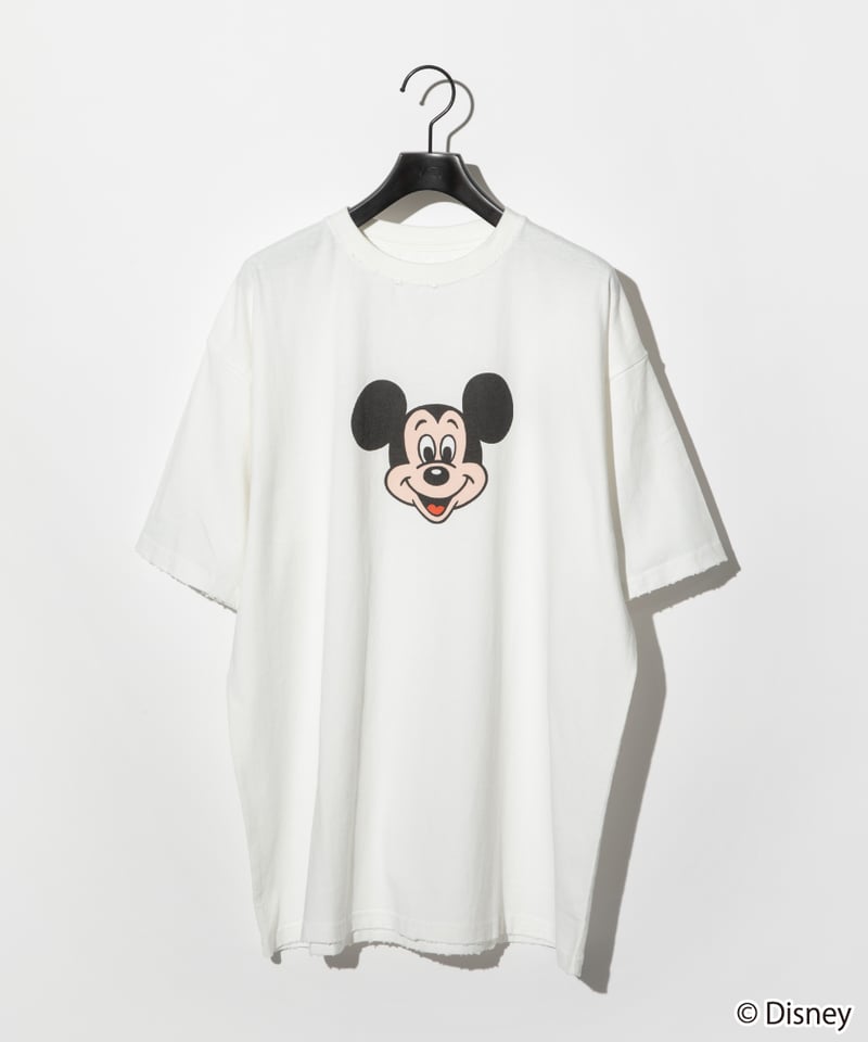 Disney / OVER DYE SS TEE(ミッキー)【WCJ-GC-027WHT01】 Disney / OVER DYE SS TEE(ミッキー)【WCJ-GC-027WHT01】