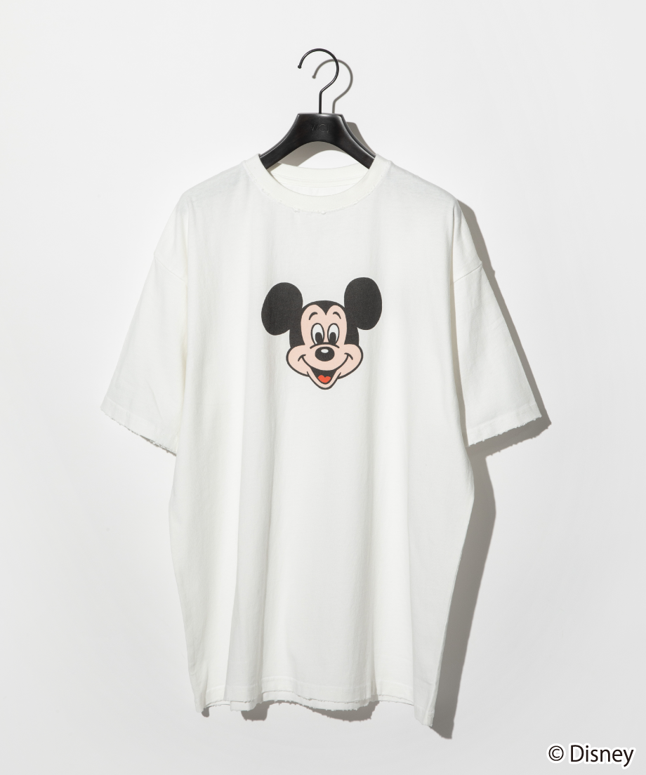 Disney / OVER DYE SS TEE(ミッキー)【WCJ-GC-027WHT01】 Disney / OVER DYE SS TEE(ミッキー)【WCJ-GC-027WHT01】