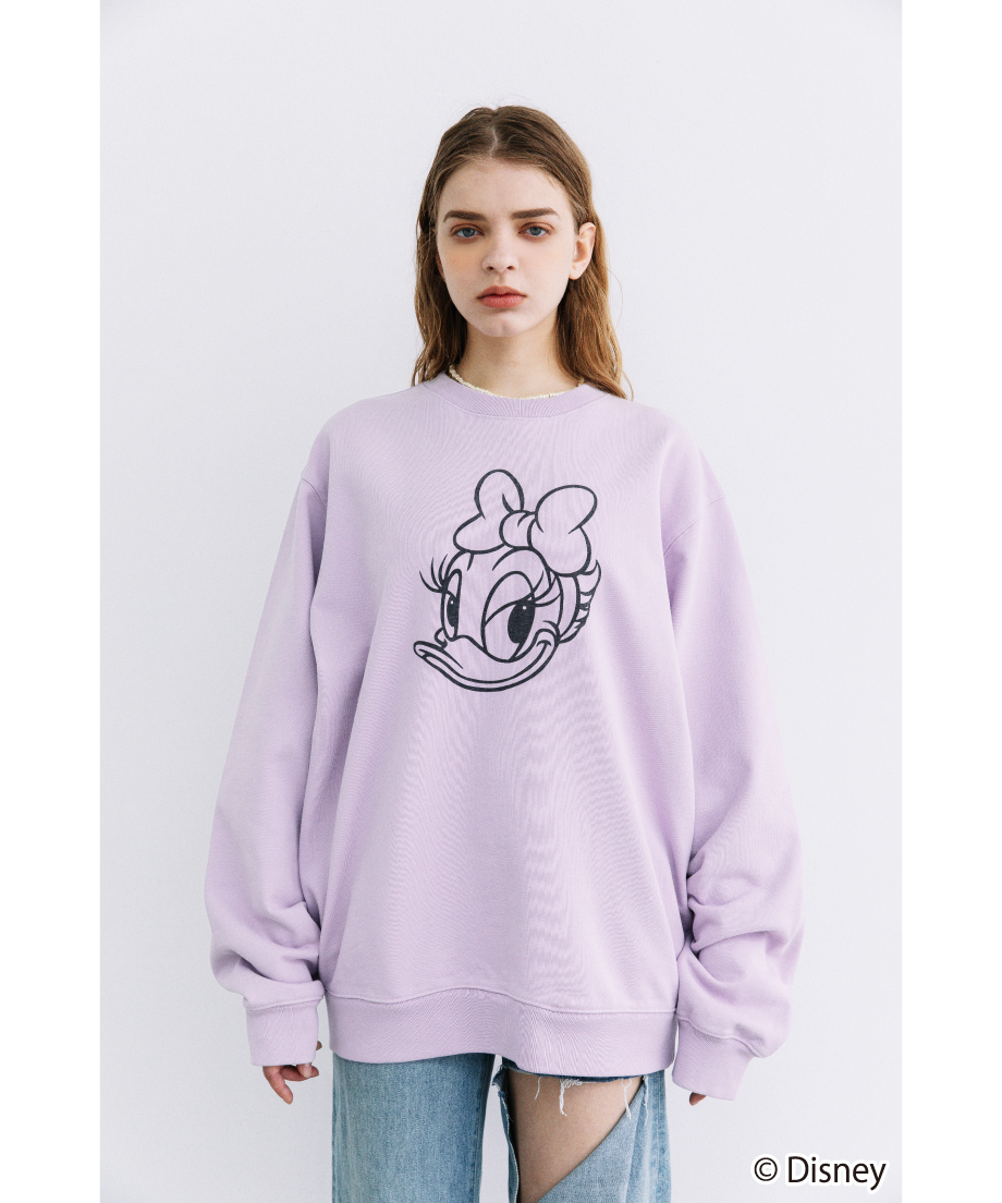 新品未使用★WCJ ディズニー デイジー パープル 紫 スウェット Disney / SWEAT TOP(デイジー)【WCJ-TD-001PUR04】 | WCJ