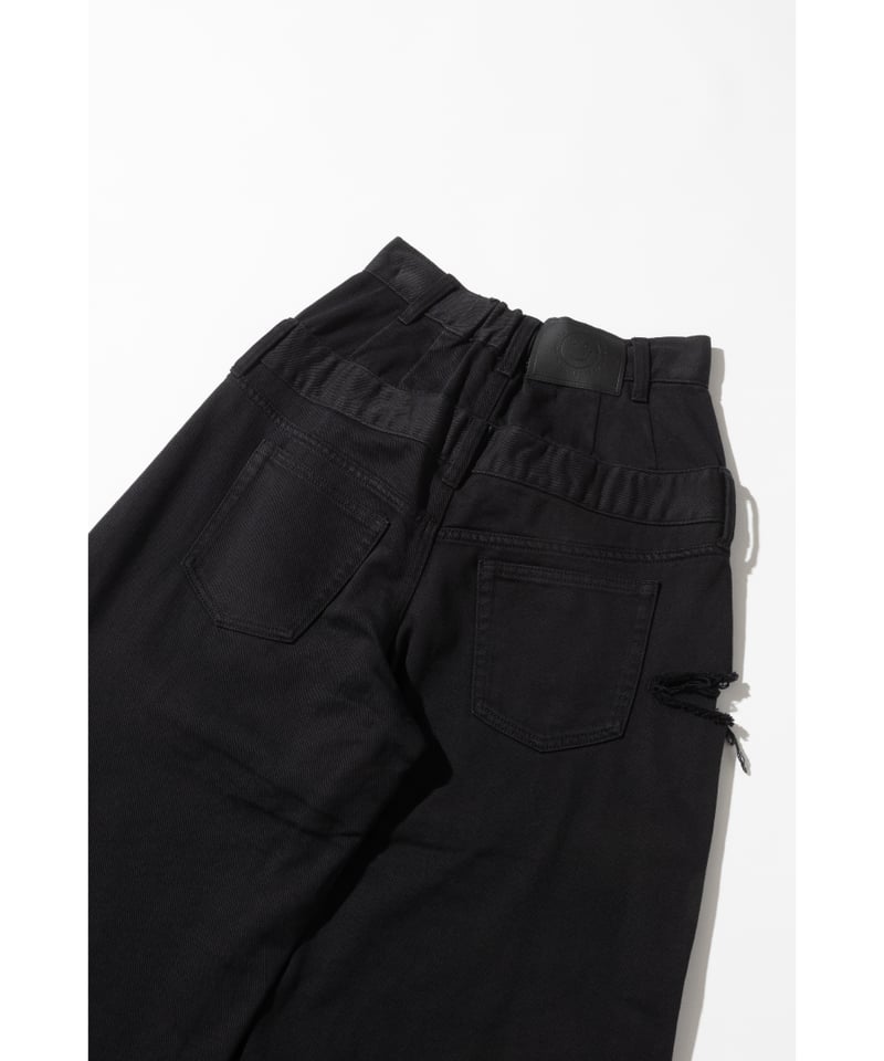レイヤードパンツ【WCJ-GM-026BLK】 | WCJ OFFICIAL WEB STORE