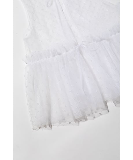 ビーズチュールTOPS【WCJ-PP-104WHT】