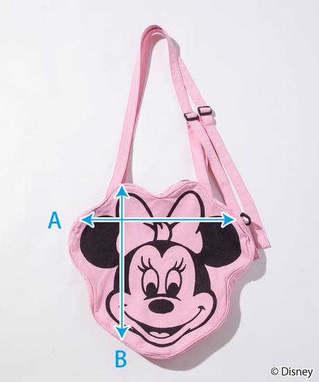 Disney / FACE DESIGN SHOULDER BAG(ミニー)【WCJ-GC-056PNK02】