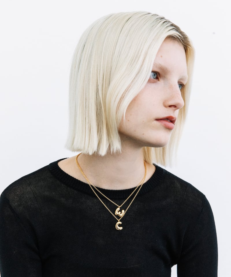 イニシャルネックレス 人気No.1【完売イニシャル7/30再入荷】 イニシャルネックレス-square