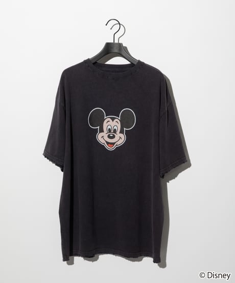 Disney / OVER DYE SS TEE（ミッキー）【WCJ-GC-027BLK01】