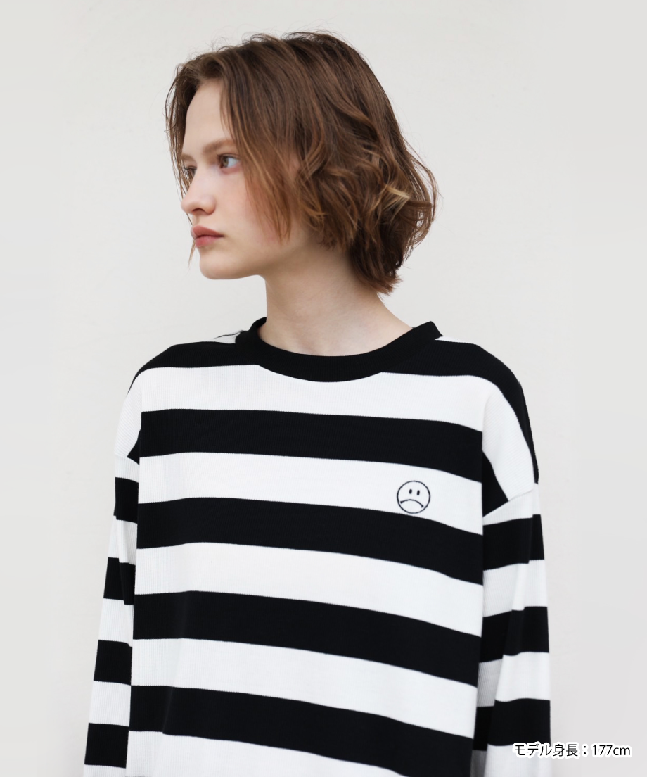 ボーダーロンTEE【WCJ-TA-014BLK】 ボーダーロンTEE【WCJ-TA-014BLK】 | WCJ OFFICIAL WEB STORE
