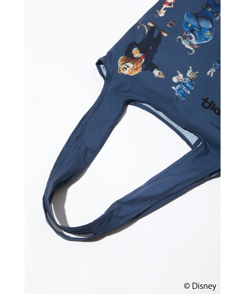 撥水】Disney / Zootopia 膨張エコバッグ【WCJ-TD-043NAV】 |