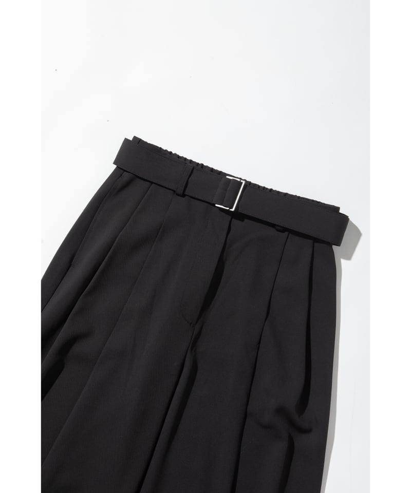 速乾】ベルト付きツータックパンツ【WCJ-TA-022BLK】 | WCJ OFFICIAL
