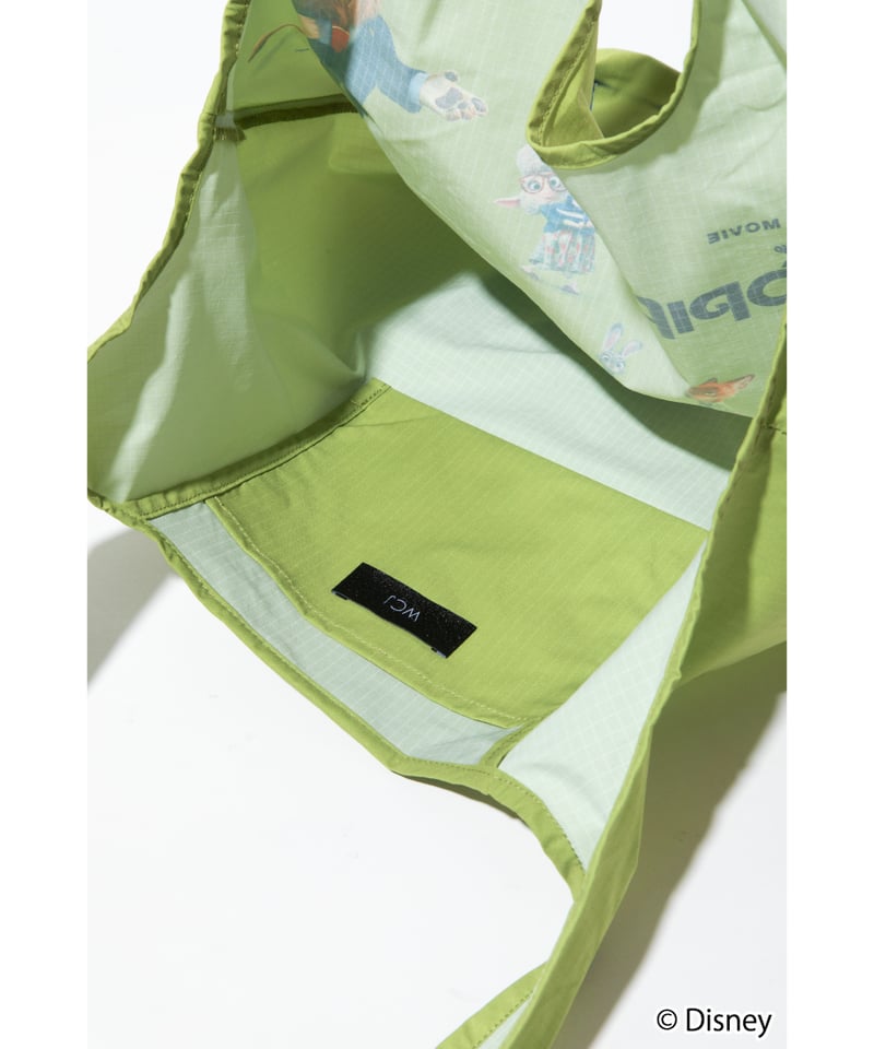 撥水】Disney / Zootopia 膨張エコバッグ【WCJ-TD-043GRN】 |