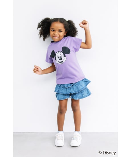 Disney / KIDS TEE（ミッキー）【WCJ-GC-051PUR01】