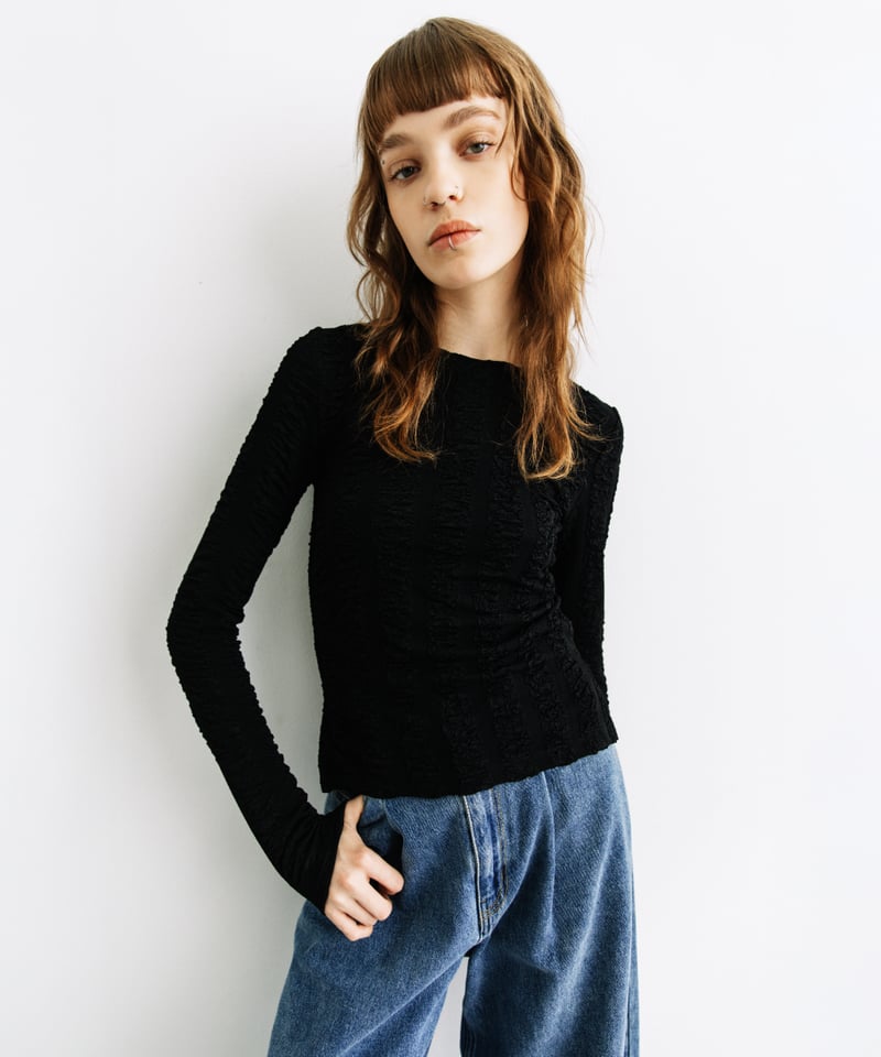 ジャガードTOPS【WCJ-PP-125BLK】 | WCJ OFFICIAL WEB STORE