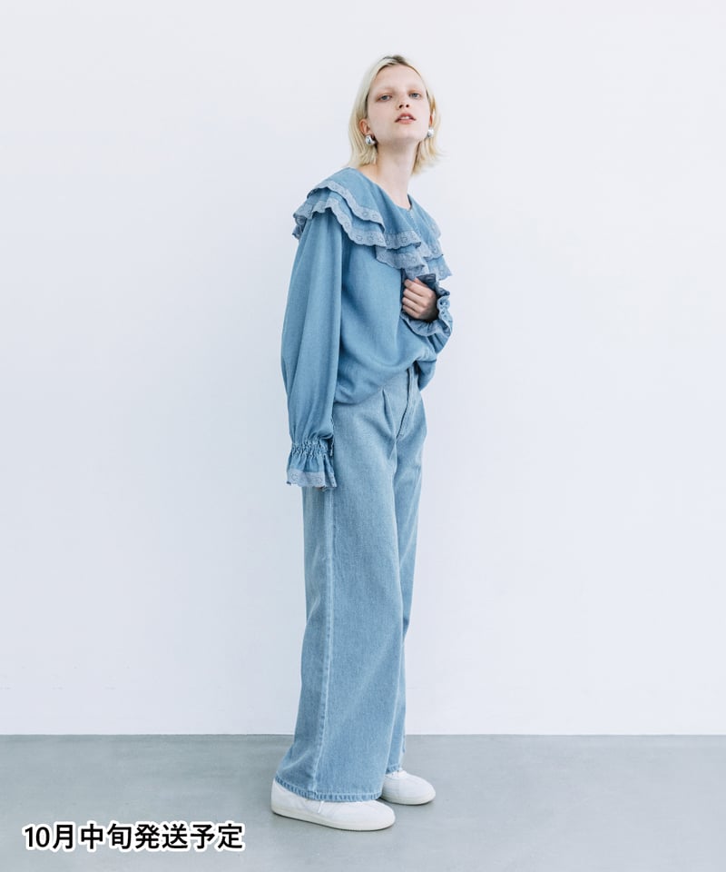 WCJ新品 ソフトデニムパンツ【WCJ-TA-006SAX】※10月中旬発送予定 | WCJ