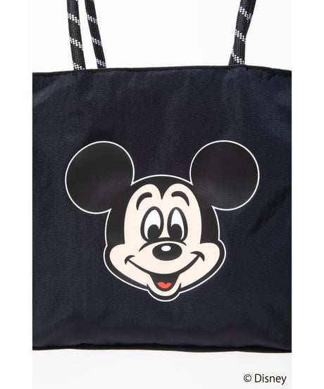 【撥水】Disney / REVERSIBLE TOTE BAG(ミッキー)【WCJ-TD-012BLK-SAX01】